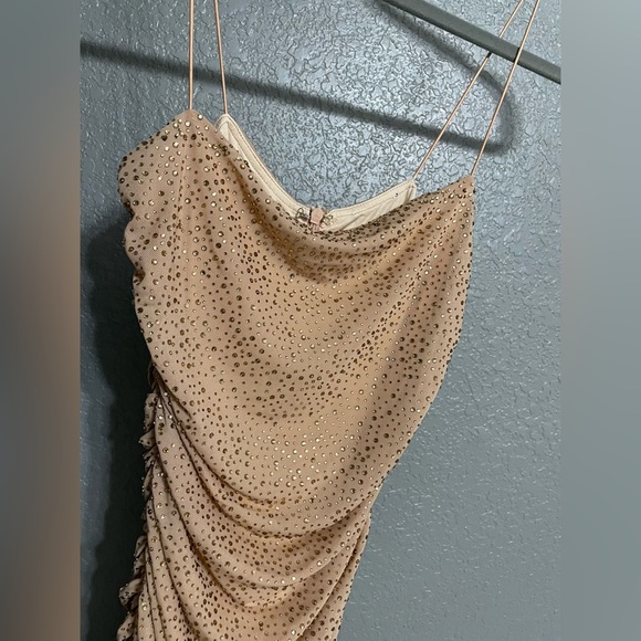 Diamond Rhinestone Mini Dress ✨ - Picture 5 of 5